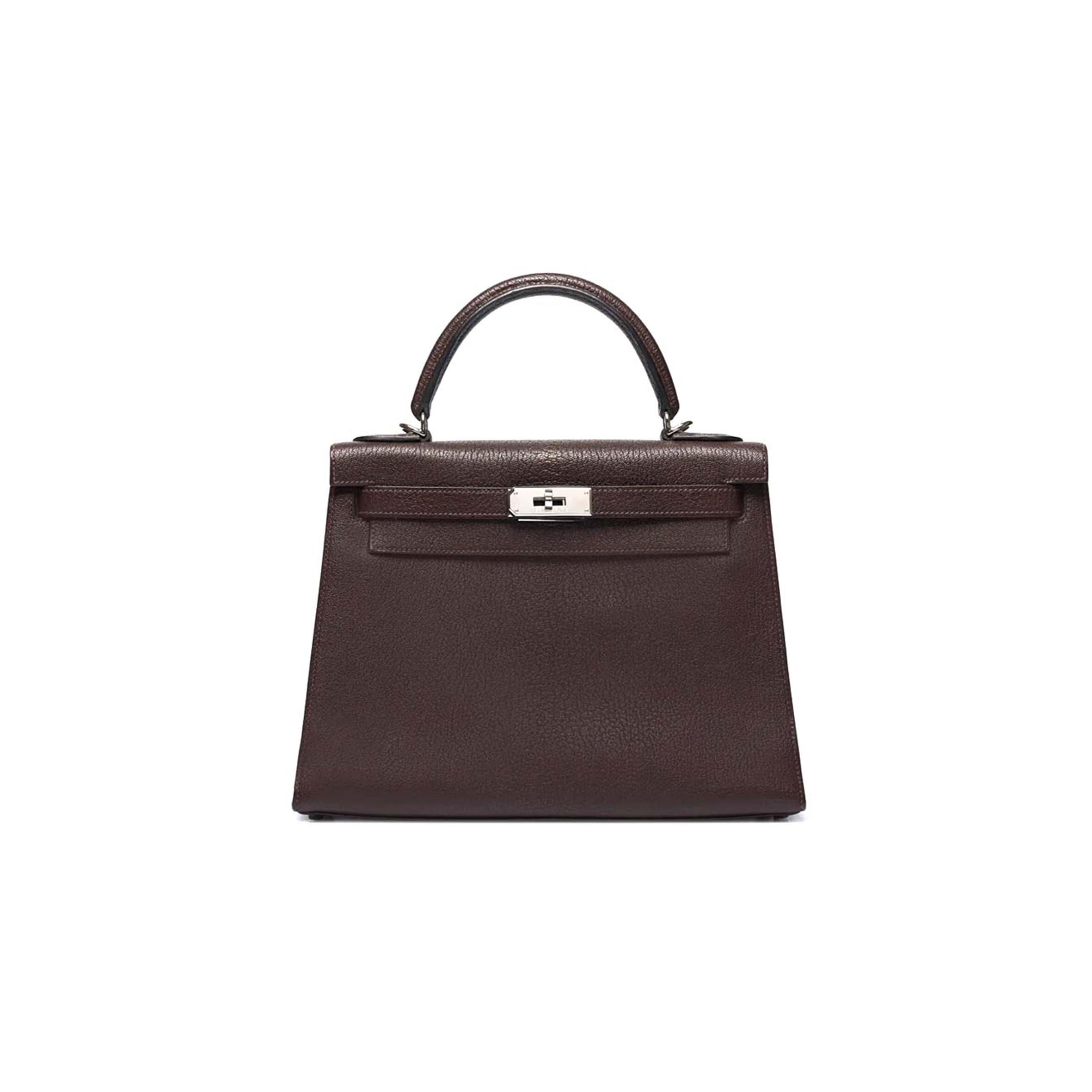 H**me5 KELLY 25 CHEVRE  HANDBAG (25*17*7cm) Master Quality